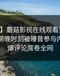 【爆料】蘑菇影视在线观看突发：当事人在傍晚时刻被曝曾参与内幕，刷爆评论席卷全网