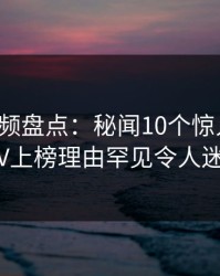 樱桃视频盘点：秘闻10个惊人真相，大V上榜理由罕见令人迷醉